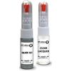 SD COLORS Silver 1E7 compatibile con TOYOTA New Touch Up Paint Pen Kit di riparazione 20 ML GRAFFI SPAZZOLA COLORE CODE 1E7 ARGENTO (VERNICI+LACQUER)