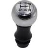 TPSOBRU Manopola Cambio Auto Per peugeot 208 I Per MK1 2012-2019 5 marce Manuale Auto Gear Stick Pomello del cambio Pomello del cambio Leva Pomello Cambio(Chrome)