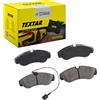 TEXTAR Kit pastiglie freni Anteriore con segnalatore usura integrato 2360201 Compatibilità con FIAT DUCATO Pianale piatto/Telaio 230 DUCATO Furgonato 230L DUCATO Autobus 230, PEUGEOT, CITROËN
