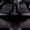 LaaHY 4 Pezzi Tappetino Auto per Toyota C-HR Hybrid GR Sport (2024 2025), Pelle Impermeabile Antiscivolo Moquette Tappetino Auto Abitacolo Accessori,C Black Red