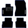 QUEMAR Tappetini Auto per Nissan Qashqai J12, Bordo Blu, 2 Ricami | dal 2021 / anche e-Power / Kit Tappeti Moquette e Gomma su Misura / Set 2 Anteriori + 2 Post./ Ricami e Colori Personalizzati