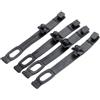 Wisylizv Fasce per fari moto - 4 pezzi strisce per fari Dirt Bike | elastici per travestimento fari dirt bike supporti di fissaggio | cinghie | Universale Sport Motocross