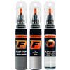 F FIRANTO FIRANTO Kit Riparazione Vernice Auto per Alfa Romeo 565A Grigio Argento Alfa - Set rimuovi Graffi per Vernice Auto 3in1-15ml Primer, Pennarello ritocchi Vernice, Vernice lucidante