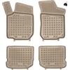 M MOTOS MOTOS Beige tappetini in gomma per auto adatto per Volkswagen New Beetle 1998-2005 Migliorate il vostro comfort di viaggio con il tappetino antiscivolo per auto - tappetino per auto per tutte le stagi