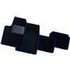Generic TAPPETI UNIVERSALI IN MOQUETTE BORDO BLU CON SISTEMA DI FISSAGGIO A STRAPPO COMPATIBILI PER RENAULT KADJAR