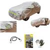 MOTO SPORT MONDO COPRIAUTO IN NYLON IMPERMEABILE ANTIGRAFFIO CON CATARIFRANGENTE COMPATIBILE CON PORSCHE 718 CAYMAN TELO COPERTURA AUTO ZIP LATERALE COVER TAGLIA L LUN482XLAR196XALT140CM