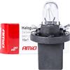 AMIO Lampadine alogene T5 B8.5D 12V BAX1.2W (10 pz.) - AMIO-03371