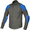 HOMDECR Camicia Da Moto - Kevlar - Uomo - Donna - Camicia Da Moto CE Per Tutte Le Stagioni, Camicia Da Moto Completamente Rinforzata (Verde,4XL)