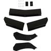 Zohisin Front Bumper Splitter Universale Kit Labbro Anteriore Auto Spoiler Diffusore Adatto per Regolabile 110-140cm in ABS Robusto
