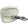 pro-Styling design for perfection Serratura per porta con serratura a scatto, per caravan, camper, caravan, sistema FF, HSC, colore bianco