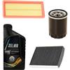Somer Car KIT TAGLIANDO 3 FILTRI UFI COMPATIBILE CON LANCIA YPSILON 1.2 GPL 3 LT OLIO MULTIPOWER DAL 2011