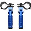 Janurium Poggiapiedi per bici - Pedale pedana posteriore in metallo, Pedale pedana posteriore | Pedane Pieghevoli per Telaio Moto, Pedali Passeggero Moto durevoli per Passeggero, Biciclette, Scooter, Moto, Int