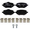 TRW Kit pastiglie freni Posteriore non predisposto per visualizzazione avviso usura GDB2480 Compatibilità con OPEL Corsa F CORSA F Cassone/coda spiovente, PEUGEOT 208 II Hatchback UB, UP, UW, UJ, DS
