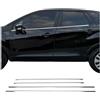 OMAC Modanature Finestrini Modanature compatibile con Renault Captur 2013-2025 Acciaio Inox Cromato 4tlg