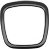 Generic Car Styling Volante Centro Logo Coperture Adesivi Trim Misura for A4 B6 B7 B8 A6 C6 A5 Q7 Q5 A3 Accessori Interni (Color : Black)