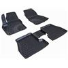 SCOUTT Tappetini Auto in Gomma Su Misura per Ford Focus 3 2010-2018, Set da 4 Pezzi, Tappeti 3D Design con Bordo Alto, Inodore, Qualità Premium
