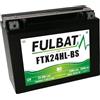FULBAT - Batteria moto Fulbat gel FTX24HL-BS/YTX24HL-BS, 12 V/21 Ah, 350 A