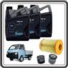 GSC RICAMBI SRL KIT TAGLIANDO FILTRO ARIA FILTRO OLIO ED OLIO COMPATIBILE PER PIAGGIO QUARGO DIESEL MOTORE L O M B A R D I N I LDW-702