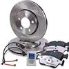 ATEC Germany Set freni asse anteriore incl. dischi freno Ø 305 mm ventilati + pastiglie freno anteriori Compatibile con ALFA ROMEO 159 (939_), 159 Sportwagon (939_), BRERA (939_), SPIDER (939_)