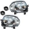 ENVA MADE FOR QUALITY BESTPRICE 2x fari principali anteriori sinistro + destro H4 senza servomotore, compatibili con RENAULT CLIO II (BB_, CB_)