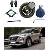 D'ANGELO 1988 Kit Ruotino di Scorta 18 compatibile con Nissan X Trail E-Power con Cric, Chiave, Guanti e Sacca
