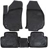 J&J AUTOMOTIVE Tappetini Auto in Gomma su Misura per Opel Zafira B 2005-2010, Set da 4 Pezzi, 3D - con Bordo Alto, Antiscivolo, Inodore, Colore Nero, TPE