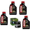 FAR KIT TAGLIANDO FILTRO OLIO HIFLO + 4LT OLIO MOTUL COMPATIBILE CON BMW R1200R 1200 2007 2010