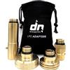 Gomet DN Autogas Parts GPL Autogas Safefill - Set di adattatori di ricarica per serbatoi da 21,8 mm per tutta Europa ACME DISH EURONOZZLE a baionetta con borsa