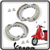 GSC RICAMBI SRL KIT GANASCE CEPPI FRENO FRENI ANTERIORI E POSTERIORI COMPATIBILI PER PIAGGIO VESPA PX 125-150 - 200 - VESPA ARCOBALENO TUTTI I MODELLI.