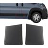 Homeponnew Pannello di modanatura per pilastro Fiat Ducato dal 2006 in poi, Boxer e relè, sostituzione diretta, confezione da 2, protezione laterale anteriore sinistra destra in plastica, parte 8547W4
