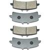 Xtufxkch Pastiglie Freno Moto Per TRIUMPH Per Tiger 900 2020-2021 GT Per Low 900 GT Per Pro Per Rally Per Pro 900 Pastiglie Freno Anteriori Posteriori Per Moto Pastiglie freni(2 Front Brake Pads)