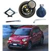 D'ANGELO 1988 Kit Ruotino di Scorta 17 compatibile con Fiat 500X con Cric, Chiave e Sacca