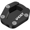 VENHIRL Supporto Estensione Piede Moto Bike Cavalletto Extender Piede Laterale Estensione Del Rilievo Piastra Di Supporto Per V100 V 100 Ma&ndello 2023 2024