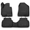 Element tappetini in gomma 3D premium su misura adatti per HYUNDAI ix35, Mk 1 (I), 2010->, Fuoristrada 5 porte, 4 pezzi.