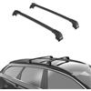 TURTLE Compatibile con Il Portapacchi Air2 Audi Q3 (8U) 20122018 | Nero