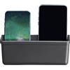 Generisch Organizer autoadesivo per auto, organizer per telefono auto, scatola adesiva da parete, organizer per piccoli oggetti, per cruscotto, console centrale, bordo porta, camion