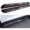 Yucisily Pedane laterali in alluminio con staffe, adatte per Fiat Freemont 2012-2019, 2 pezzi