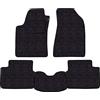 Union Textile UNION Tappetini su misura realizzati per SUBARU LEGACY-OUTBACK in moquette a righe di qualita Antracite (SU01)