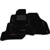 Generico Tappetini compatibili con Volkswagen Golf 5-3-5 porte 2003-2009 (CLIP TONDE), ricamo bandiera kit tappetini auto personalizzati, set tappeti in moquette, tappeto auto