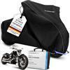 MYCOVER Telo coprimoto artigianale per Chopper - Copertura moto impermeabile e invernale - Telo protettivo antigraffio e resistente - Per uso esterno e interno Motorcycle cover - Grande C-XXL-C
