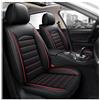 CGREAGH Auto Set Coprisedili, per Jeep Compass 2nd Gen MP 2017 2018-2022 2023 2024 2025 in Pelle PU Copri Sedile Protezione Accessori Cuscino del Traspirante Antiscivolo,A