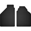 Wielganizator Tappetini in gomma su misura, compatibili con Lancia Ypsilon II (2003 - 2011) berlina, set da 2 pezzi, solo anteriori, migliore vestibilità rispetto ai tappetini universali, colore nero
