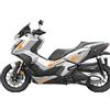 Generico Kit adesivi Compatibili con h onda ADV 350 decal grafica completa carene laterali scegli colore -KIT A- Cod. 2097 (037 Arancio Fluo)