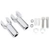 Weikeya Set Staffe Pedane Passeggero, Affidabili, Durevoli 10 Pezzi Comode 51039 05 Set di Supporti per Fissare Le Pedane alla Moto,Pedale,pedali e accessori