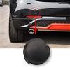 Generic Auto anteriore e posteriore Paraurti Rimorchio Hook Hole Cover/Fit for Mercedes Smart 453 / Adatta for FortWo Forfour Auto Esterno Accessori for modificazione (Color : Rear black)