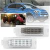 NSLUMO 2Pcs Fiat 500x Led Boot Luce Tronco Bagagli Stepwell Porta di Benvenuto Cortesia Per-Fiat 500X 2016-2019/500L 2013-2019 Interni Cargo