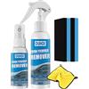 Camic OUHOE Iron Powder Remover, Car Rust Removal Spray per auto, Rust Inhibitor Derusting Spray, for Rust Removal of Various Metal Automobile (2p-30ml + 100ml)