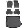 MOTOS Set di tappetini in gomma e tappetini in Pe per il bagagliaio Land Rover Discovery Sport 2014-2019 Migliorate il vostro comfort di viaggio con il tappetino antiscivolo per auto - tappetino per a