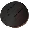 Generic For Ford for Fiesta for ST Mk7 2009-2016 Coperchio del serbatoio del carburante dell'olio Tappo dello sportello del serbatoio della benzina 1866686 Accessori esterni for auto(Black)