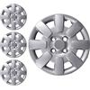 W-Parts SERIE 4 BORCHIE - 4 COPRICERCHI COPPE RUOTA 13 PER FIAT PANDA 10->